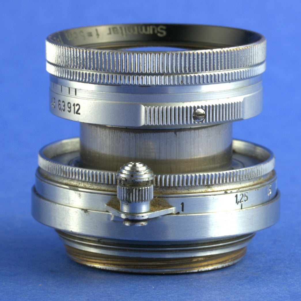 Leica Summitar 50mm F2 LTM Lens 06/2025 CLA