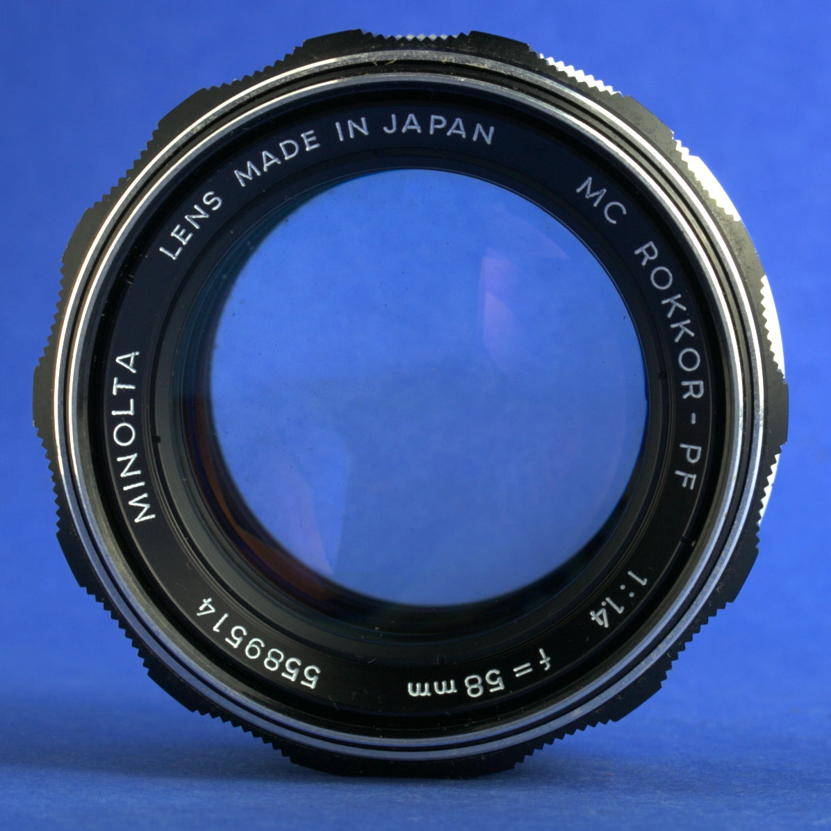 Minolta MC Rokkor-PF 58mm 1.4 Lens Beautiful Condition