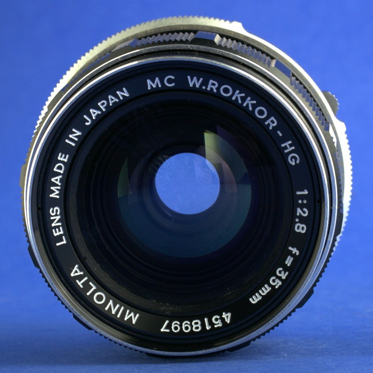 Minolta MC Rokkor-HG 35mm 2.8 Lens Mint Condition