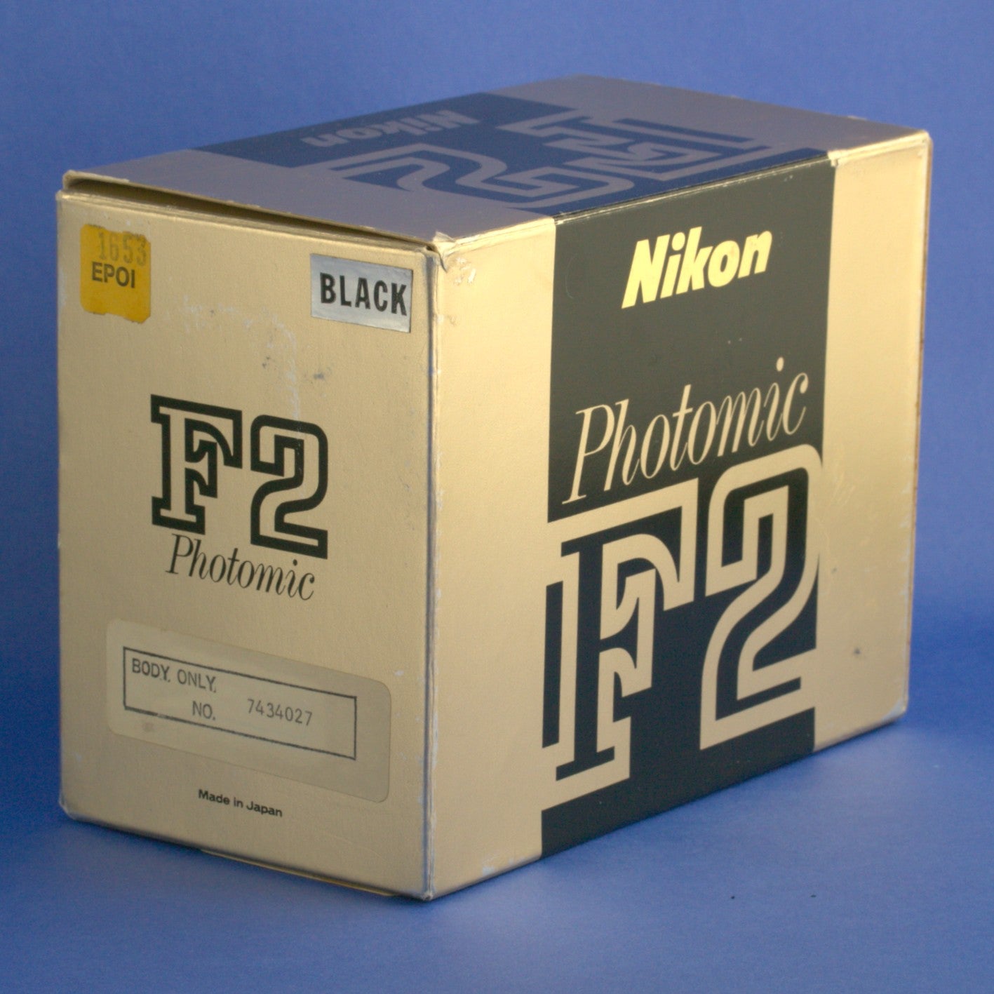 Black Nikon F2 Photomic Film Camera Body Near Mint Condition