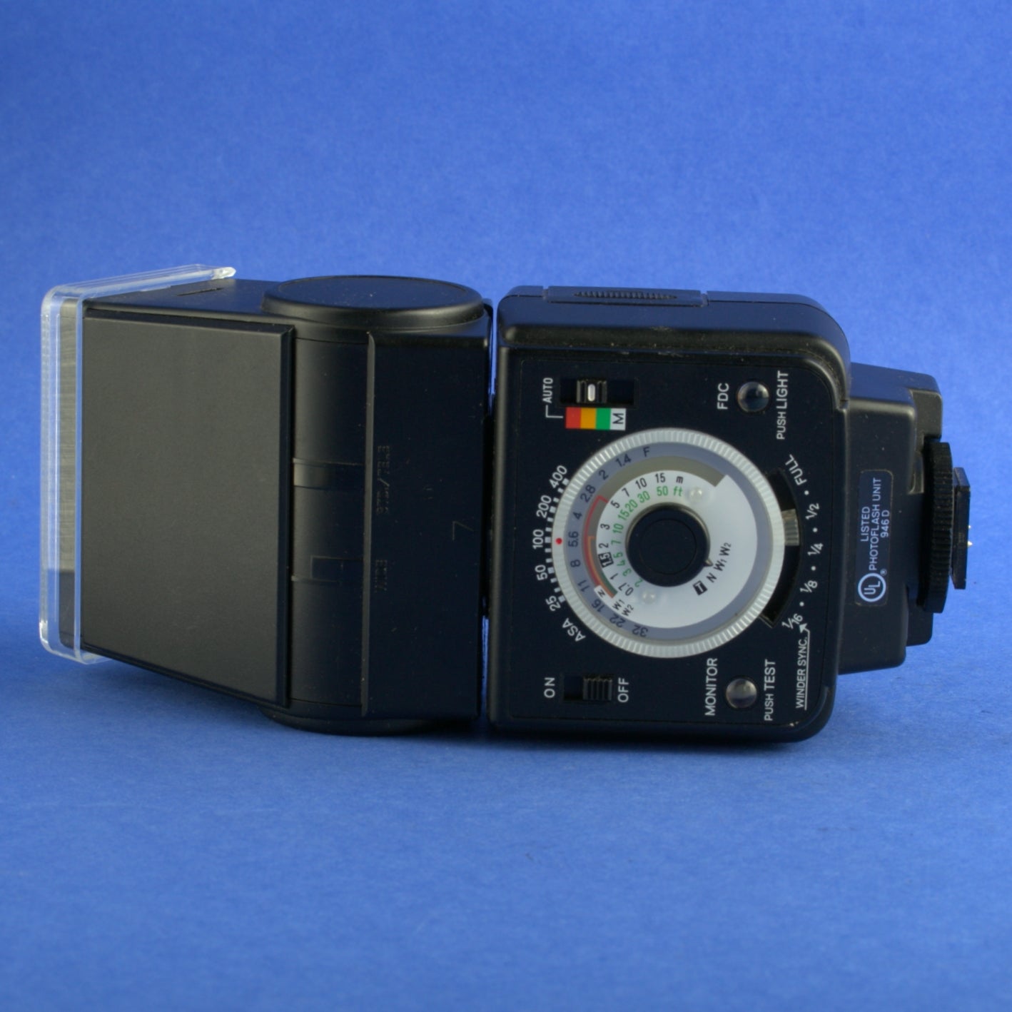 Minolta Auto 320X Flash with Remote Sensor Adapter and AC Adapter