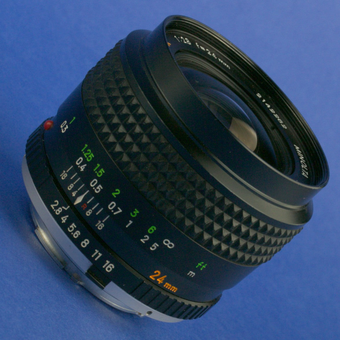 Minolta MC 24mm 2.8 W.Rokkor-X Lens