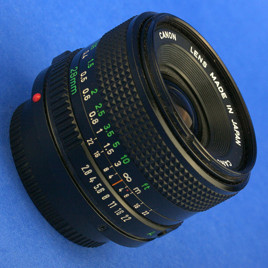 Canon FD 28mm 2.8 Lens