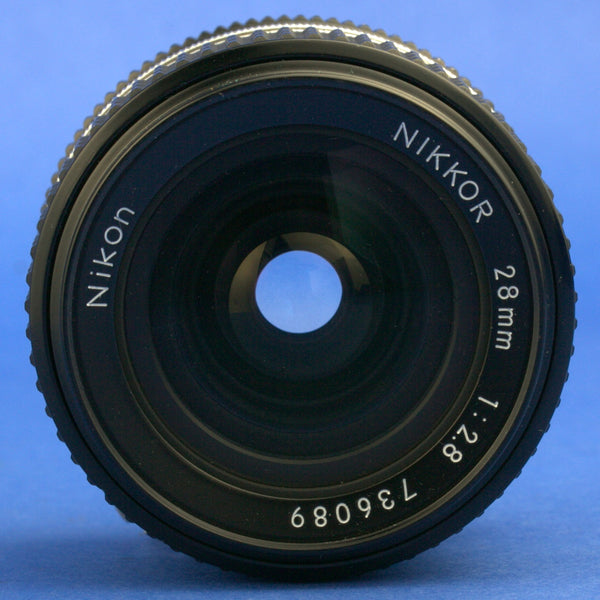 Nikon Nikkor 28mm 2.8 Ai-S Lens Mint Condition