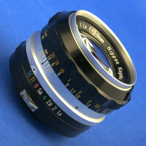 Nikon Nikkor-S 50mm 1.4 Non-Ai Lens
