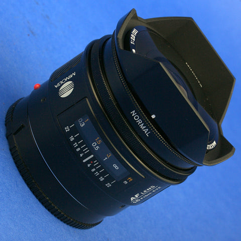 Minolta AF 16mm 2.8 Lens Sony A Mount Beautiful Condition