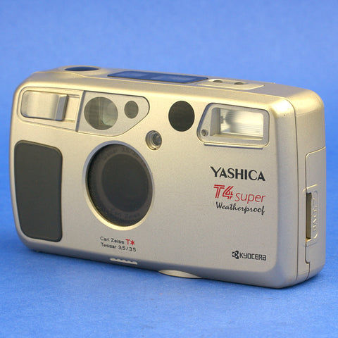 Yashica T4 Super Film Camera Champagne Beautiful Condition