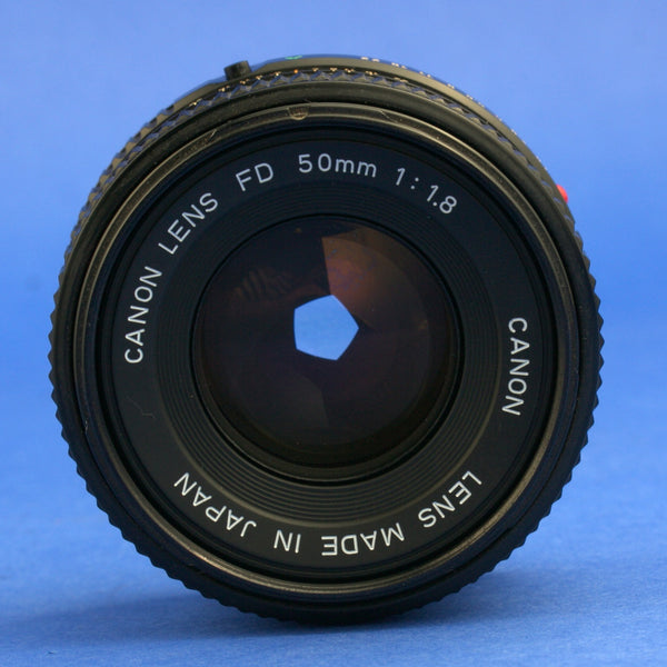Canon FD 50mm 1.8 Lens Beautiful Condition