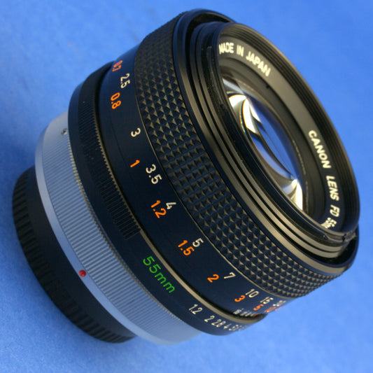 Canon FD 55mm 1.2 Lens Near Mint Condition