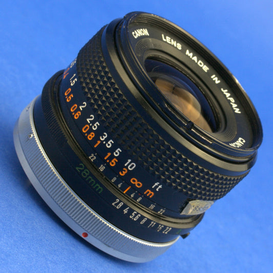 Canon FD 28mm 2.8 Lens