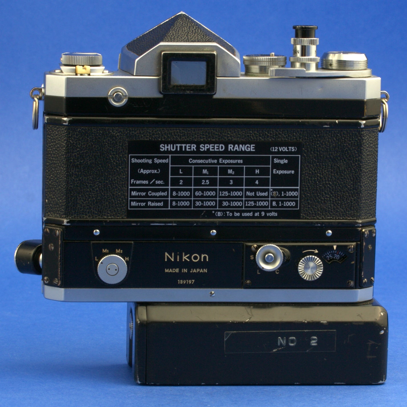 Nikon F Film Camera Body with F-36 Motor Drive