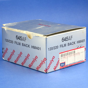 Mamiya HM401 Film Back for 645 AF AFD Cameras Unused