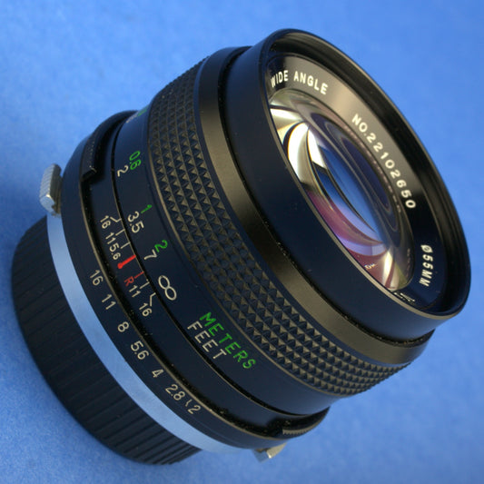 Olympus OM Mount Vivitar 28mm F2 MC Lens