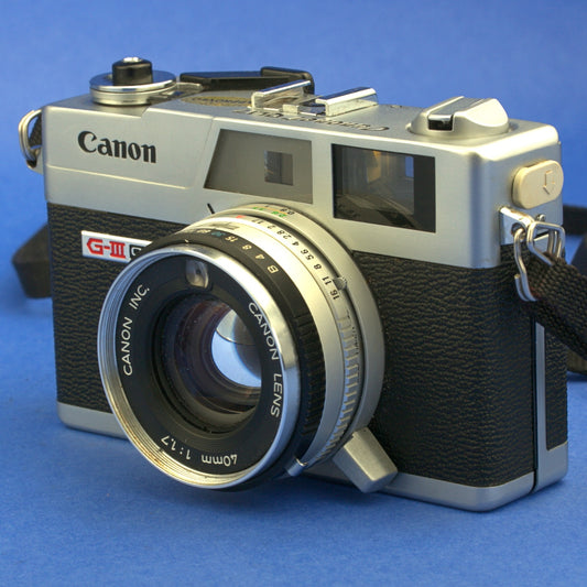 Canon Canonet QL17 G-III Film Camera Not Working