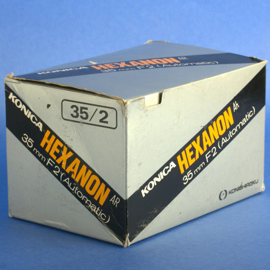 Konica Hexanon AR 35mm F2 Lens Late Version