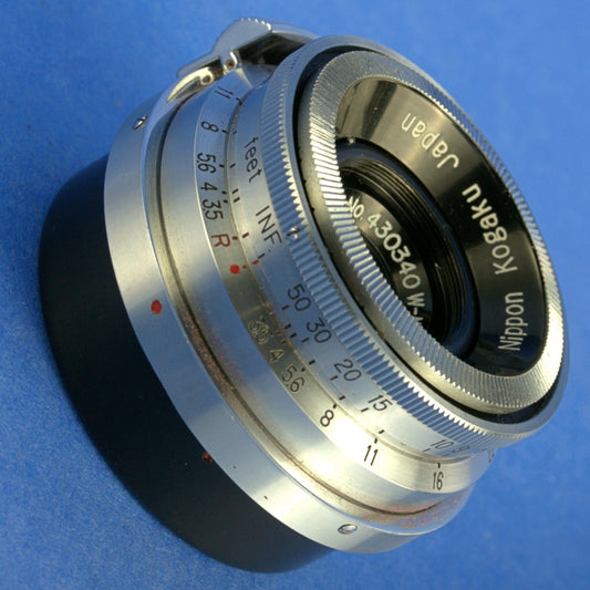 Nikon W-Nikkor 35mm 3.5 Lens S Mount Beautiful Condition