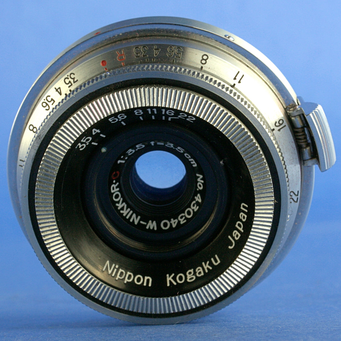 Nikon W-Nikkor 35mm 3.5 Lens S Mount Beautiful Condition