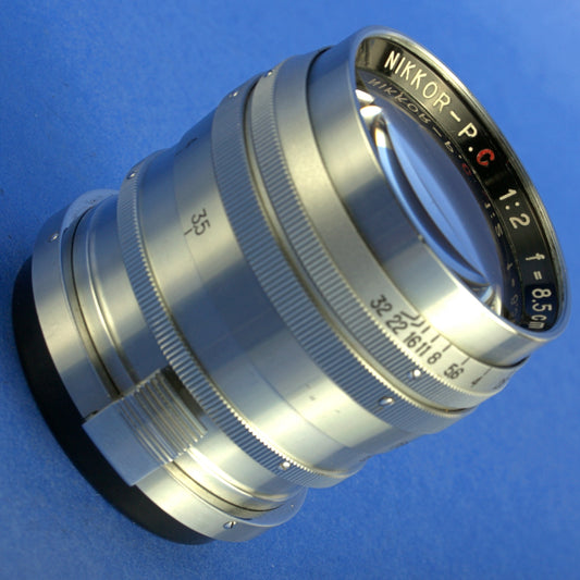 Nikon Nikkor-P 85mm F2 Lens S Mount Beautiful Condition