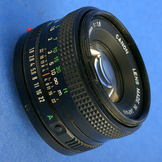 Canon FD 50mm 1.8 Lens