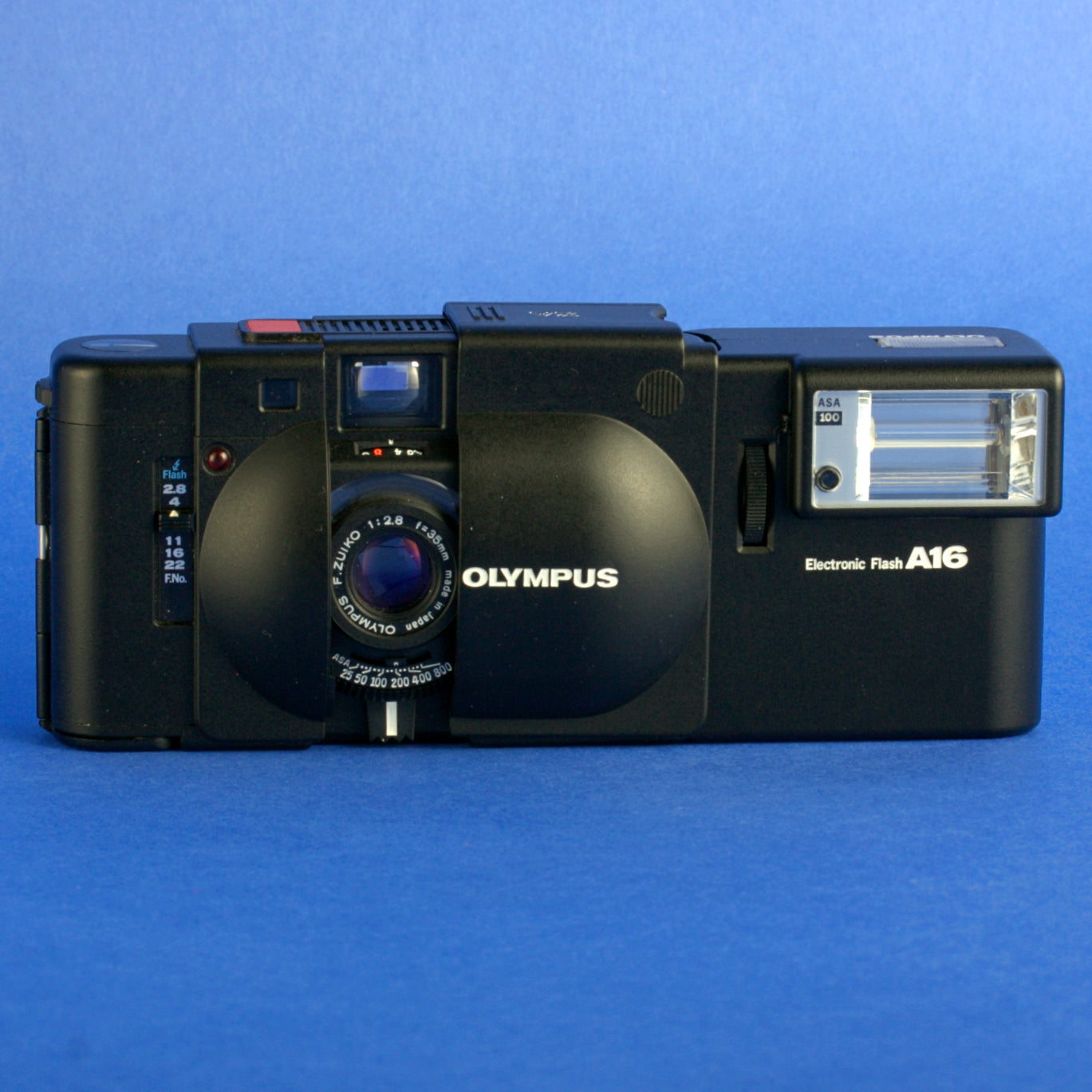 Olympus XA Film Camera with A16 Flash Near Mint Condition