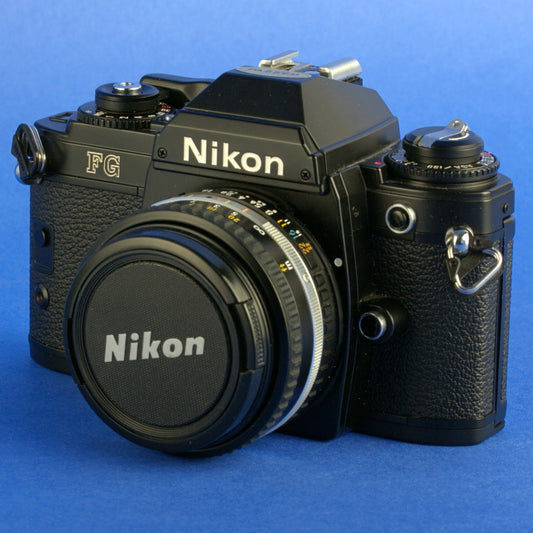 Nikon FG Film Camera with 50mm 1.8 Lens Near Mint Condition
