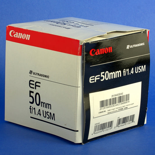Canon EF 50mm 1.4 Lens and Hood US Model