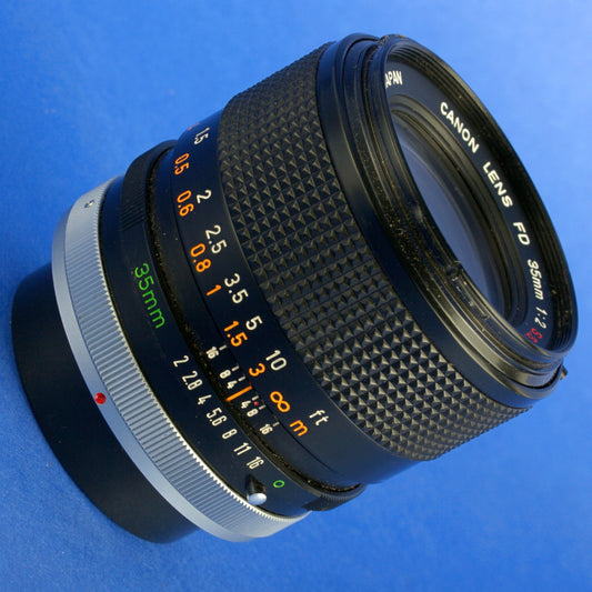 Canon FD 35mm F2 Concave "O" Lens