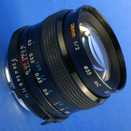 Kiron 28mm F2 Lens Minolta MC Mount