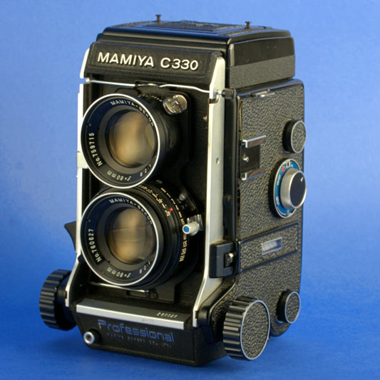 Mamiya C330 Medium Format Camera with 80mm 2.8 Blue Dot Lens