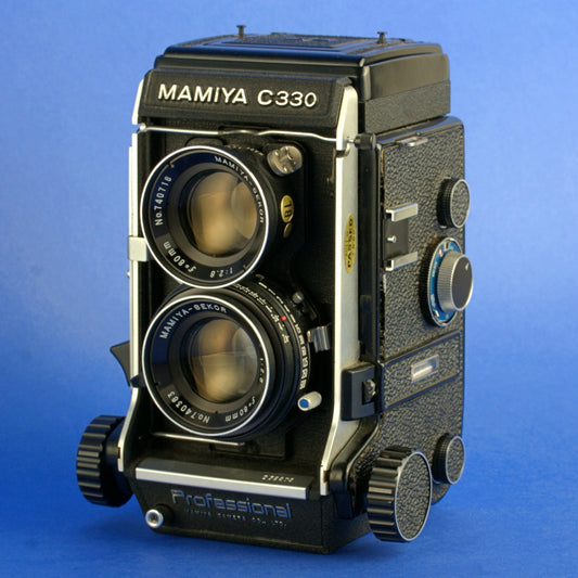 Mamiya C330 Medium Format Camera with 80mm 2.8 Blue Dot Lens