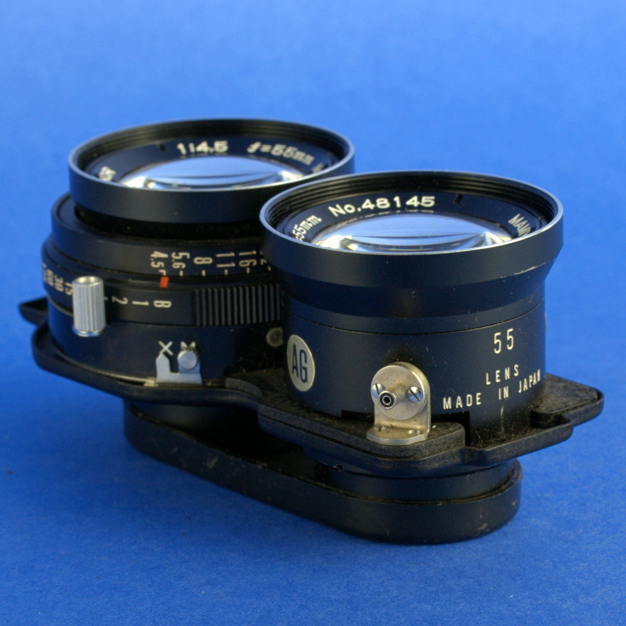 Mamiya 55mm 4.5 Blue Dot TLR Lens for C330, C220 Cameras