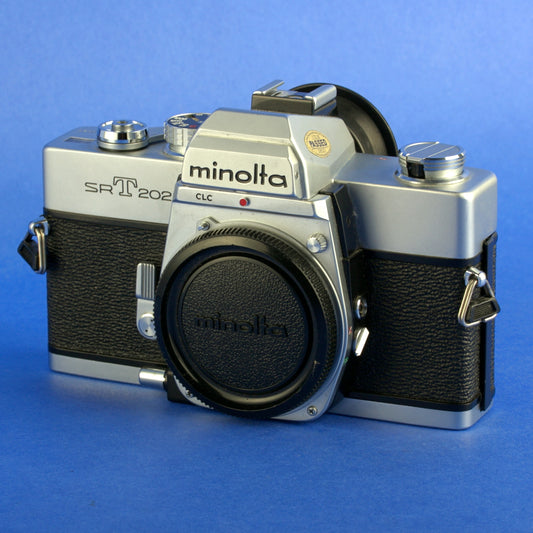 Minolta SRT202 Film Camera Body Near Mint Condition