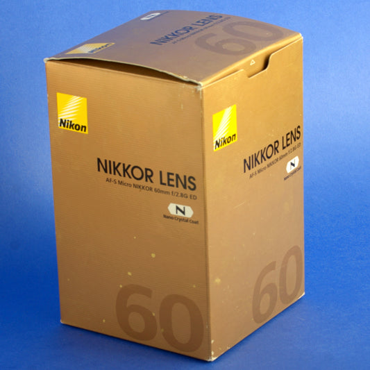 Nikon AF-S Nikkor 60mm 2.8 G Lens US Model