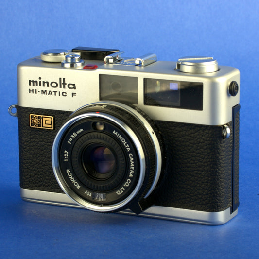 Minolta Hi-Matic F Film Camera Beautiful Condition