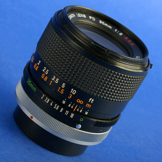 Canon FD 35mm F2 Concave "O" Lens