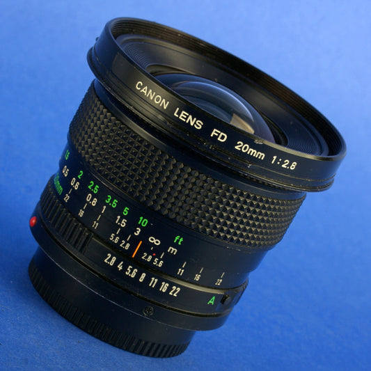 Canon FD 20mm 2.8 Lens