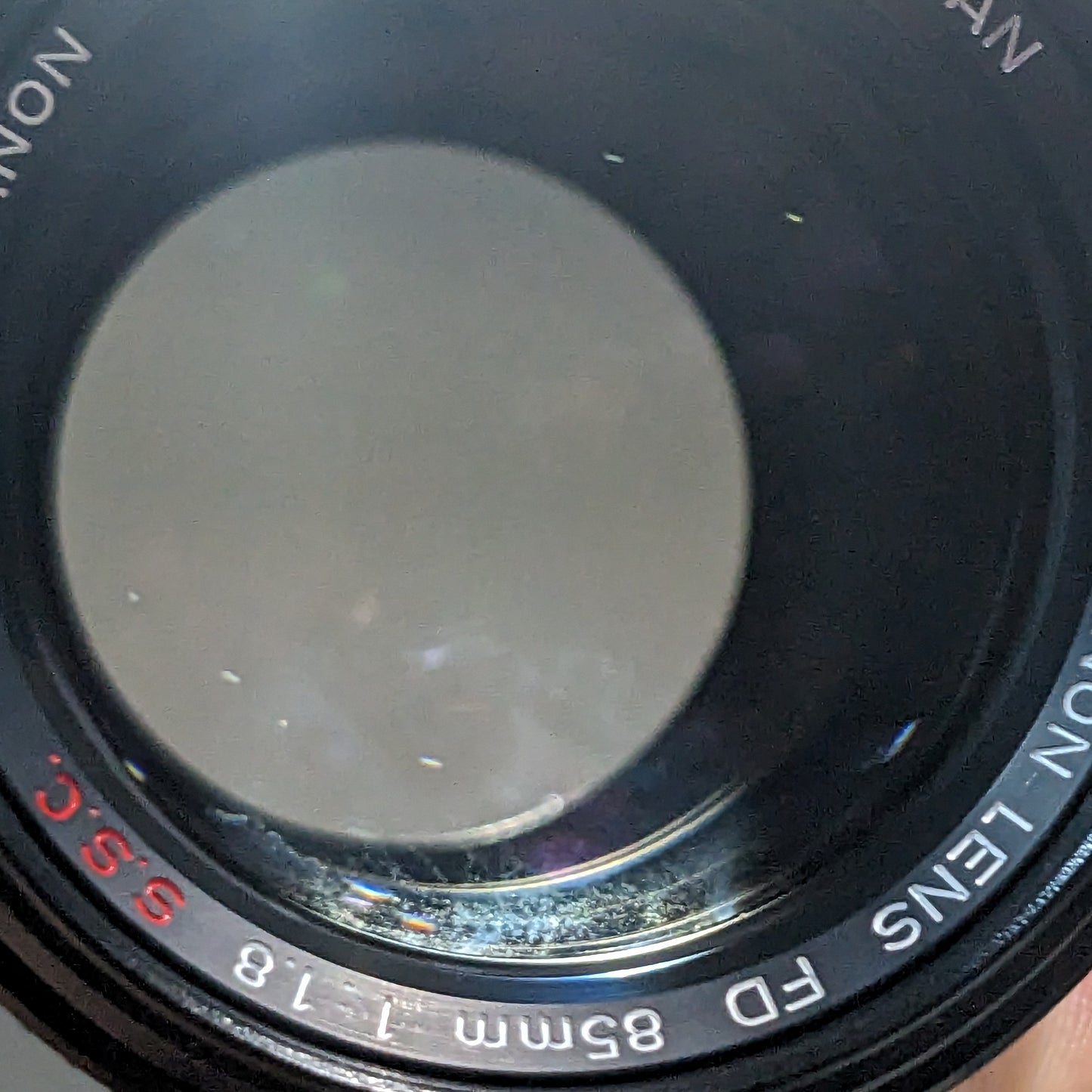 Canon FD 85mm 1.8 SSC Lens