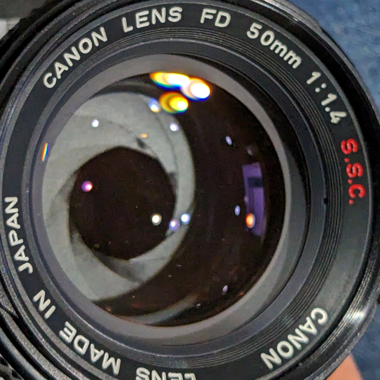 Canon FD 50mm 1.4 S.S.C. Lens