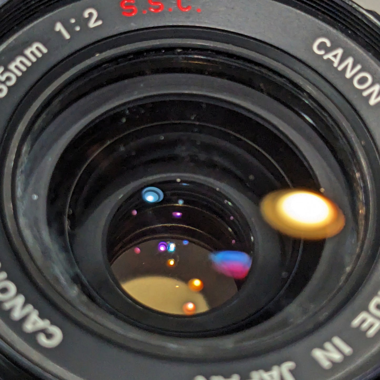 Canon FD 35mm F2 Concave "O" Lens