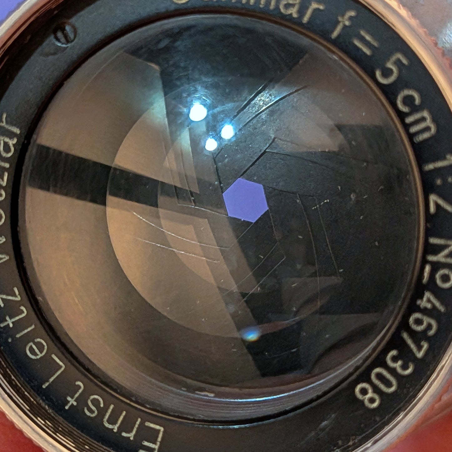 Rare Leica III Mod. F Stapo Stuttgart Film Camera 1939