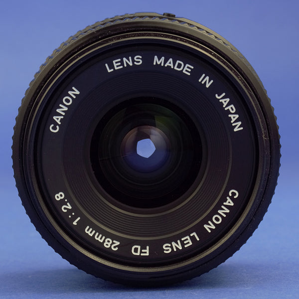 Canon FD 28mm 2.8 Lens