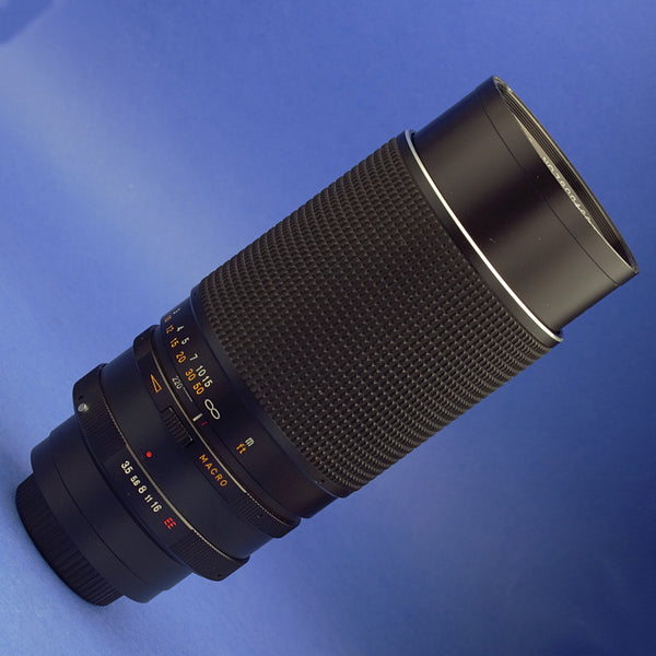 Konica Mount Spiratone Pluracoat 70-220mm 3.5 Macro Lens Beautiful Condition