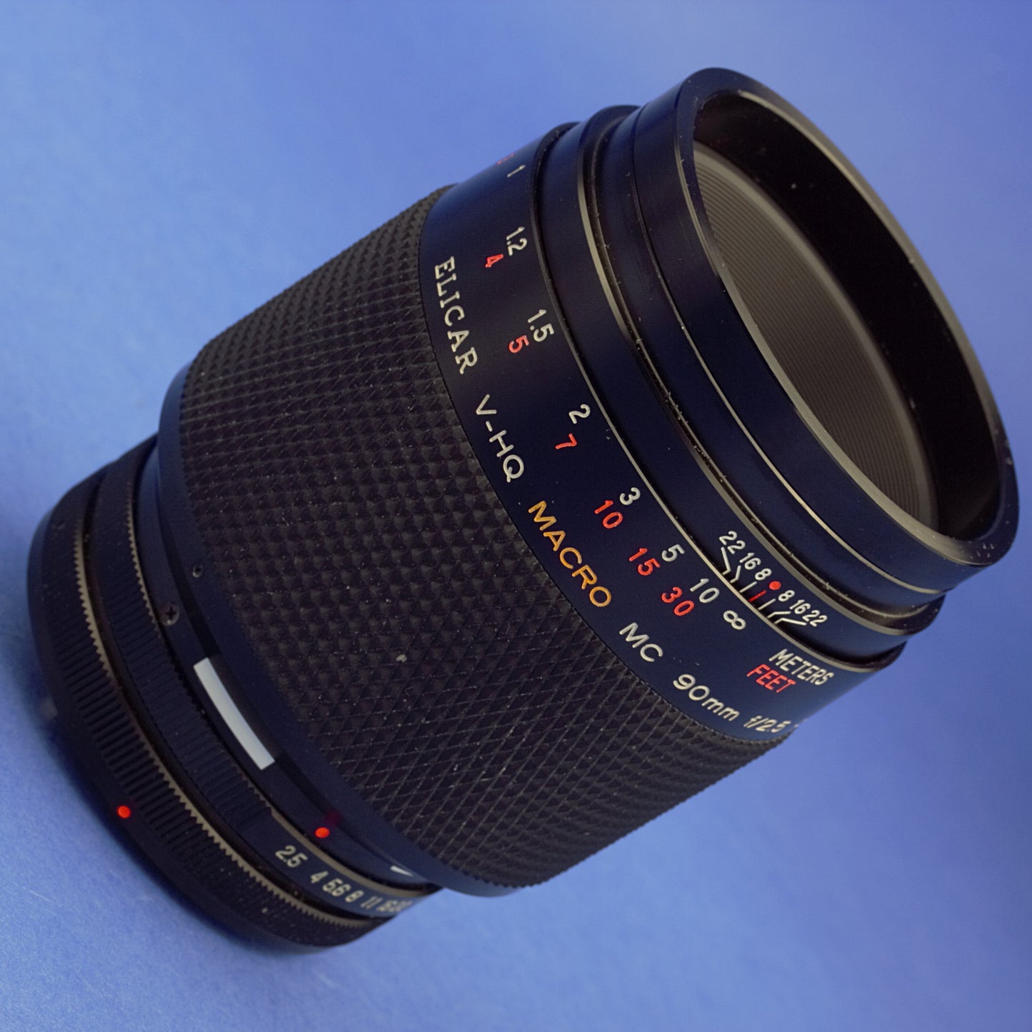 Canon FD Mount Elicar V-HQ 90mm 2.5 Macro Lens