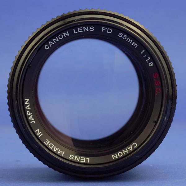 Canon FD 85mm 1.8 S.S.C. Lens