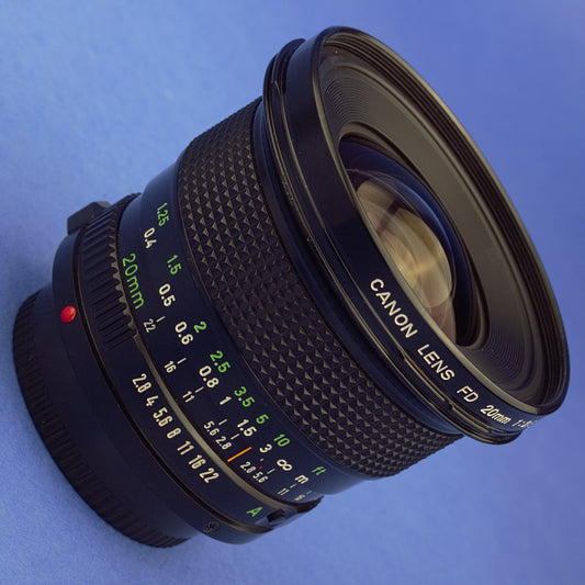 Canon FD 20mm 2.8 Lens