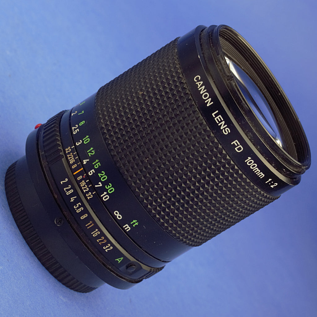 Canon FD 100mm F2 Lens – THE LENS AND CAMERA STORE