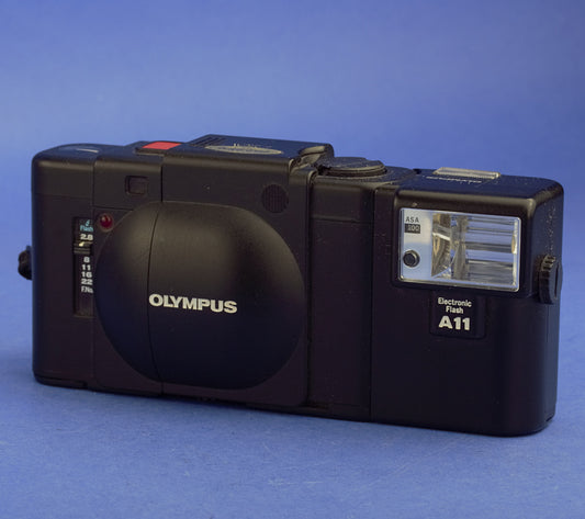 Olympus XA Film Camera with A11 Flash