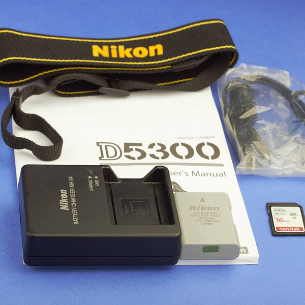 Nikon D5300 Digital Camera Body 900 Actuations