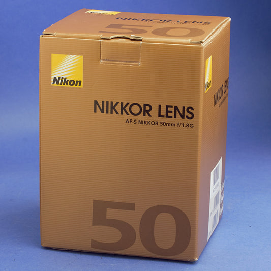 Nikon AF-S Nikkor 50mm 1.8 G Lens Mint Condition