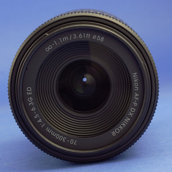 Nikon AF-P 70-300mm 4.5-6.3 DX Lens Mint Condition